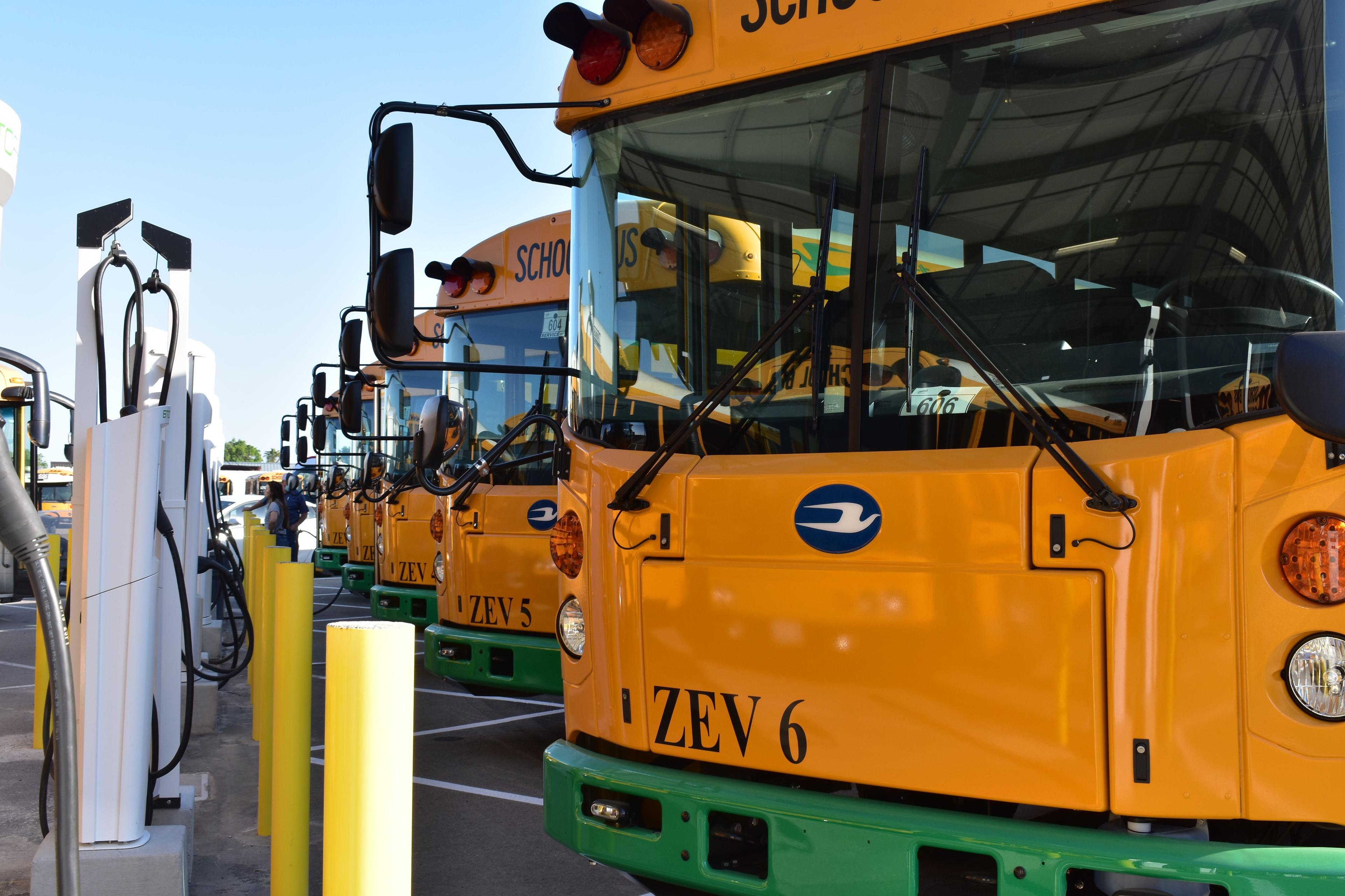 E-school buses charging