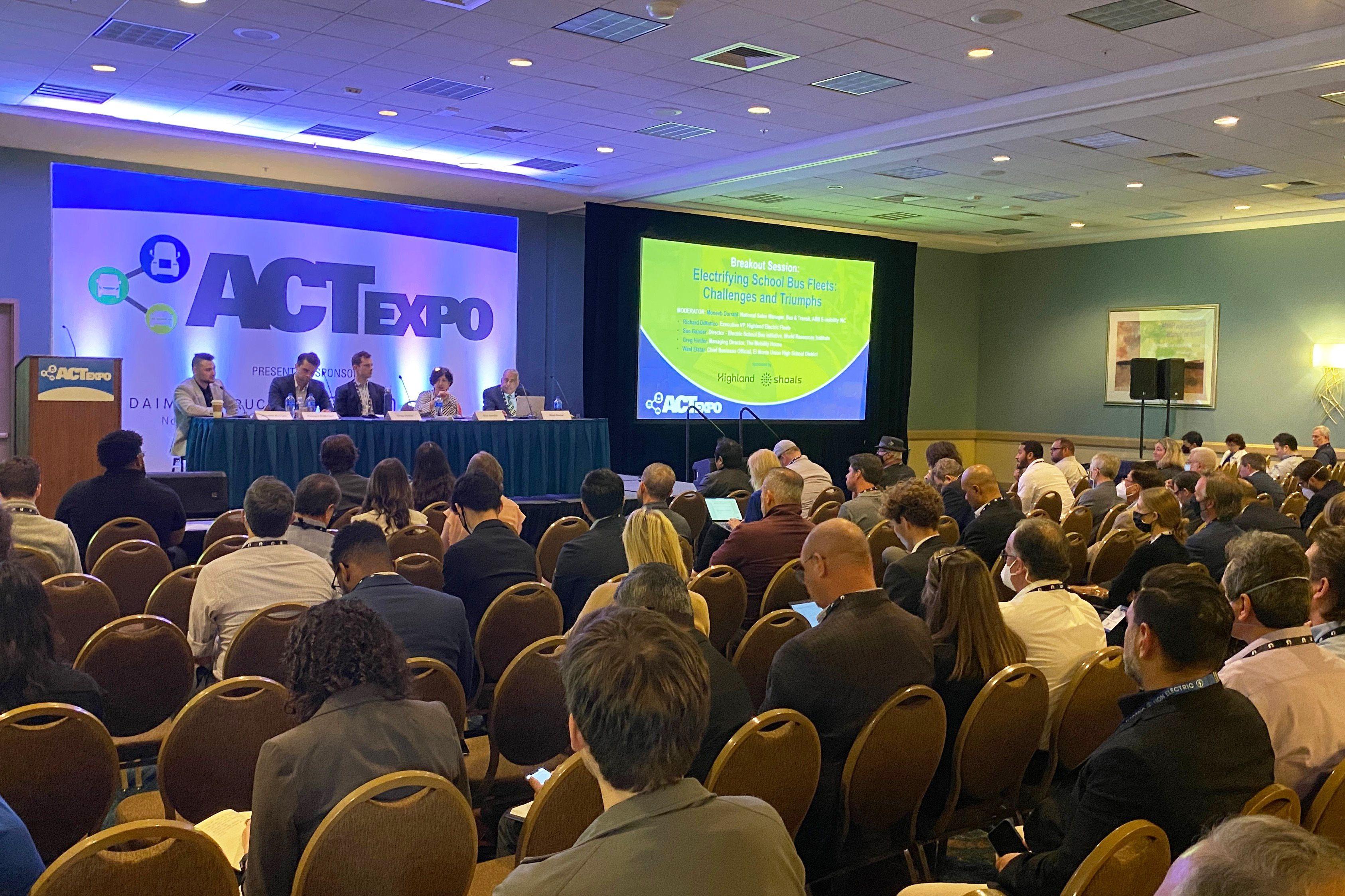 Conference session at ACT Expo 2022