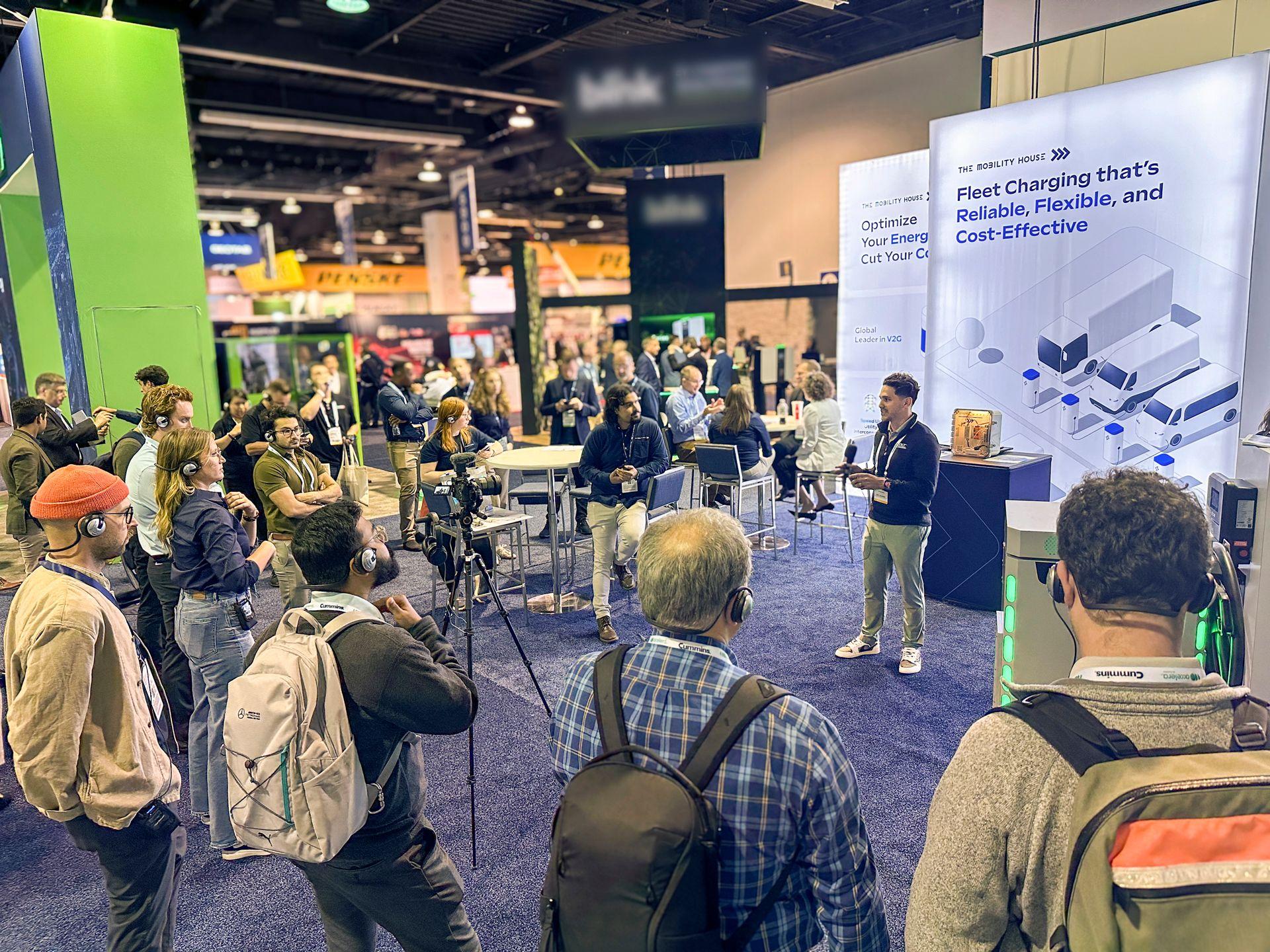 The Mobility House hosts a tour at ACT Expo 2025