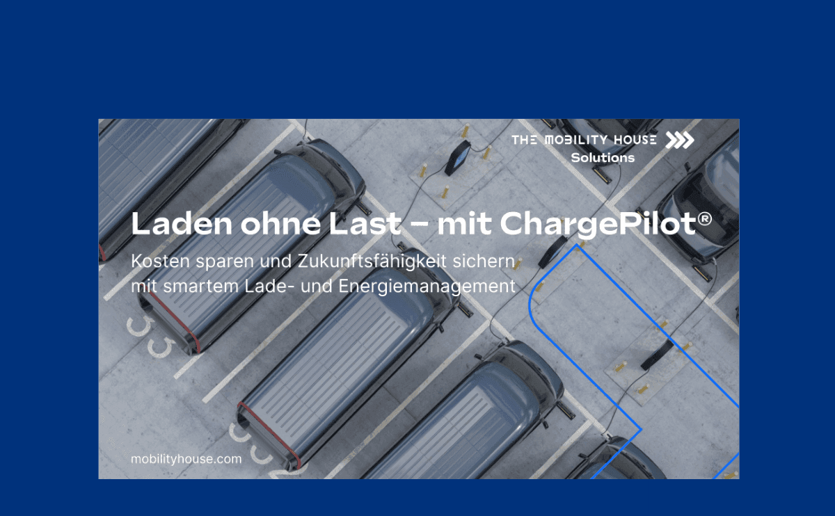 Titelbild Whitepaper: Laden ohne Last mit ChargePilot