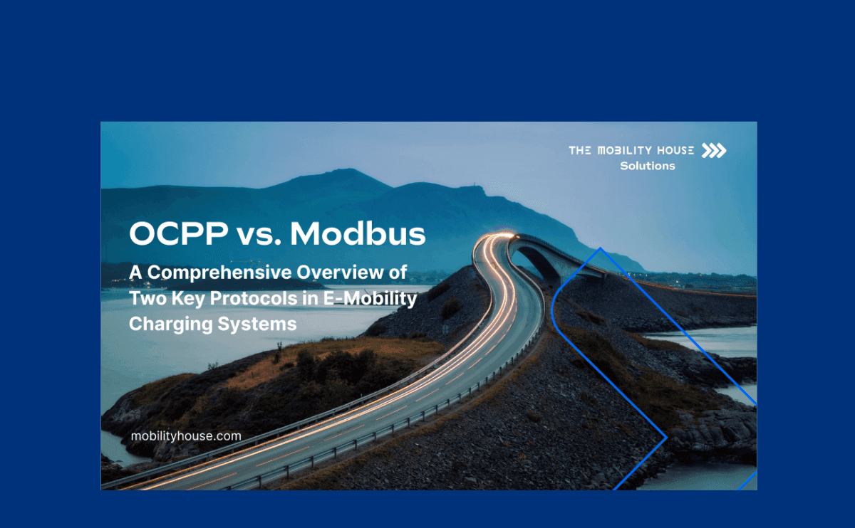 Title image of Whitepaper: OCPP vs. Modbus