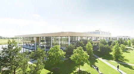 Bild des Hauptsitzes "Campeon" von Infineon in Neubiberg