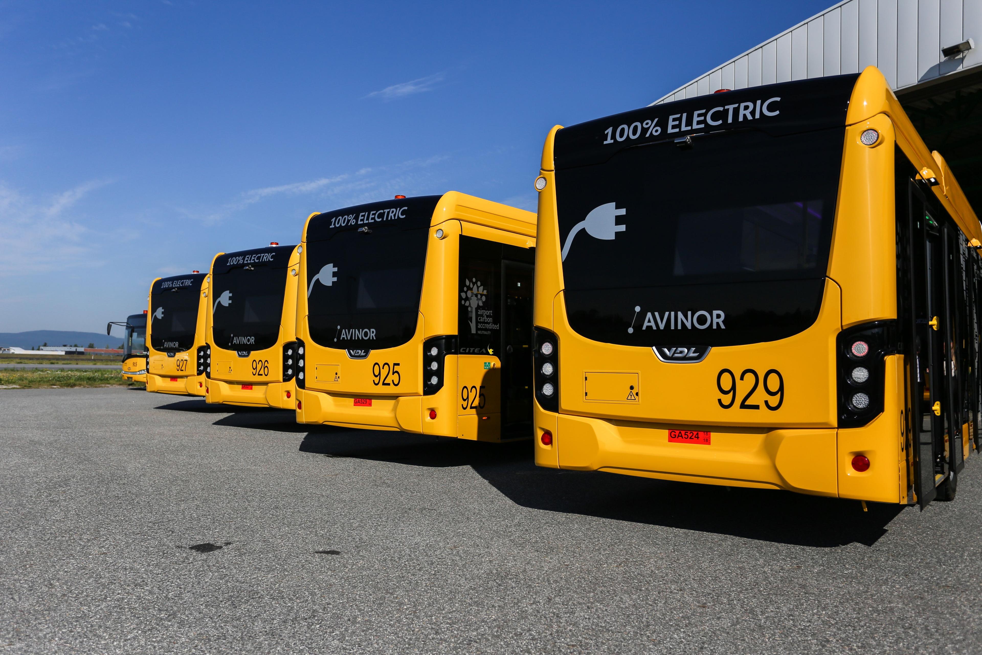 Elektrische Busflotte Avinor