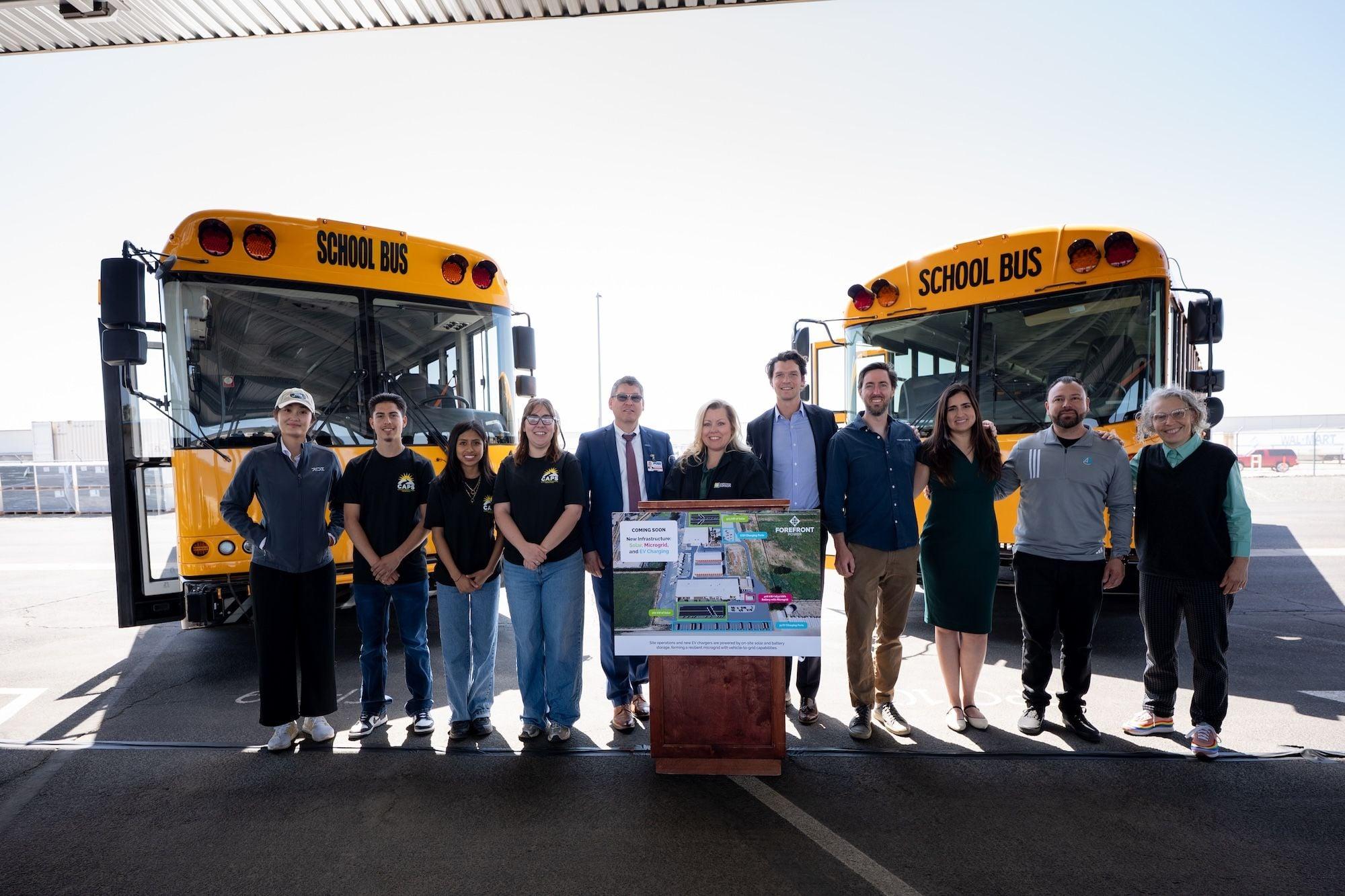 Porterville Unified School District Zero-emmisions school bus infrastructure team