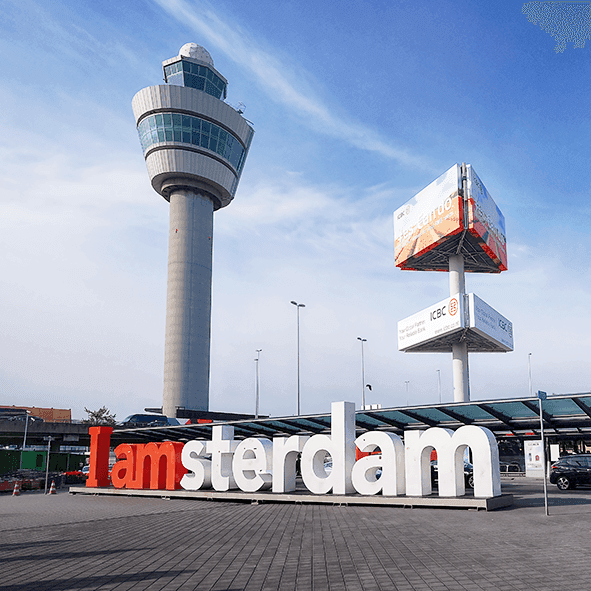 Busunternehmen Connexxion am Flughafen Schiphol
