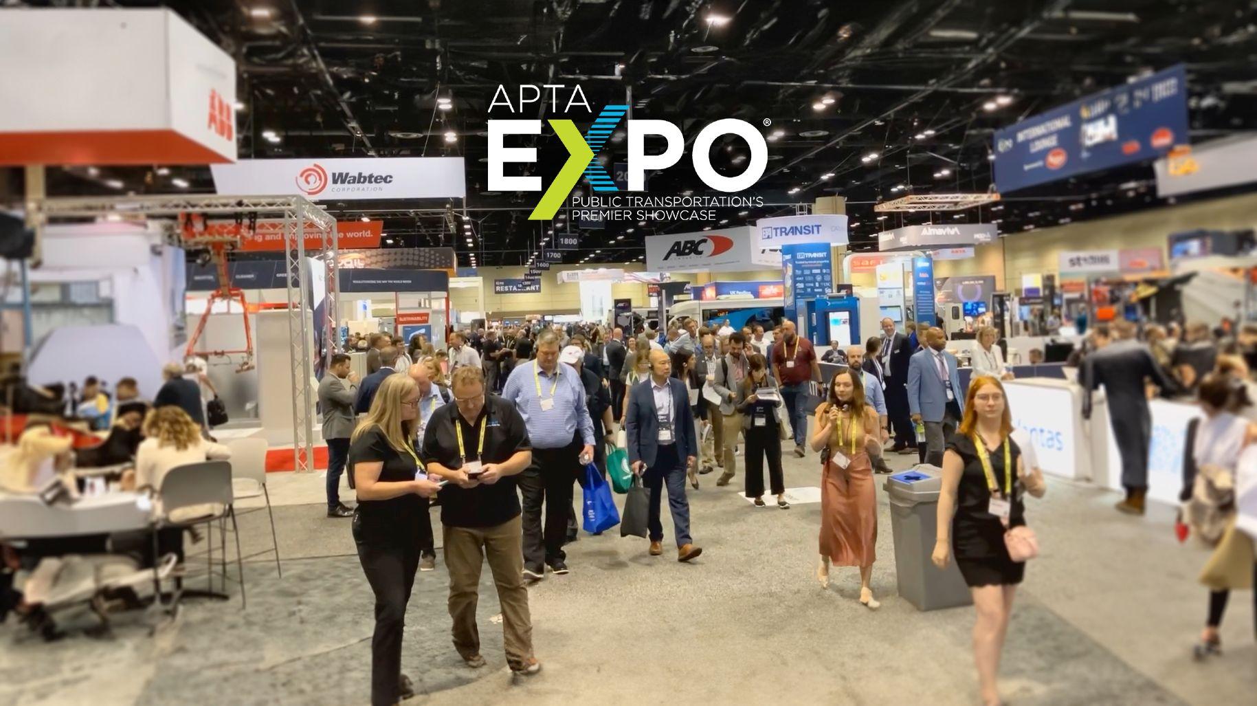 Show floor at APTA Expo 2023