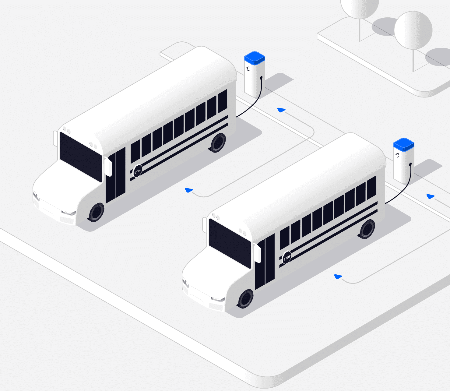 Bidirectional school bus charging