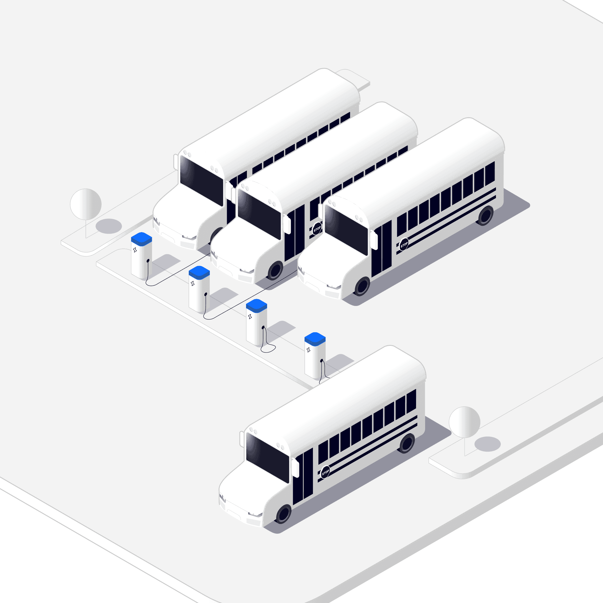 Electric School Bus Charger Guide Cover