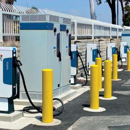 heliox chargers at long beach transit