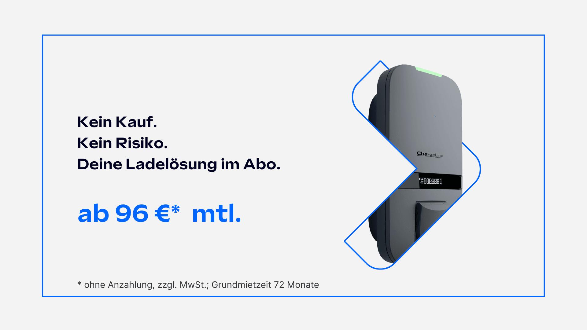 Leasingangebot Einstiegspaket ab 96 €* mtl.