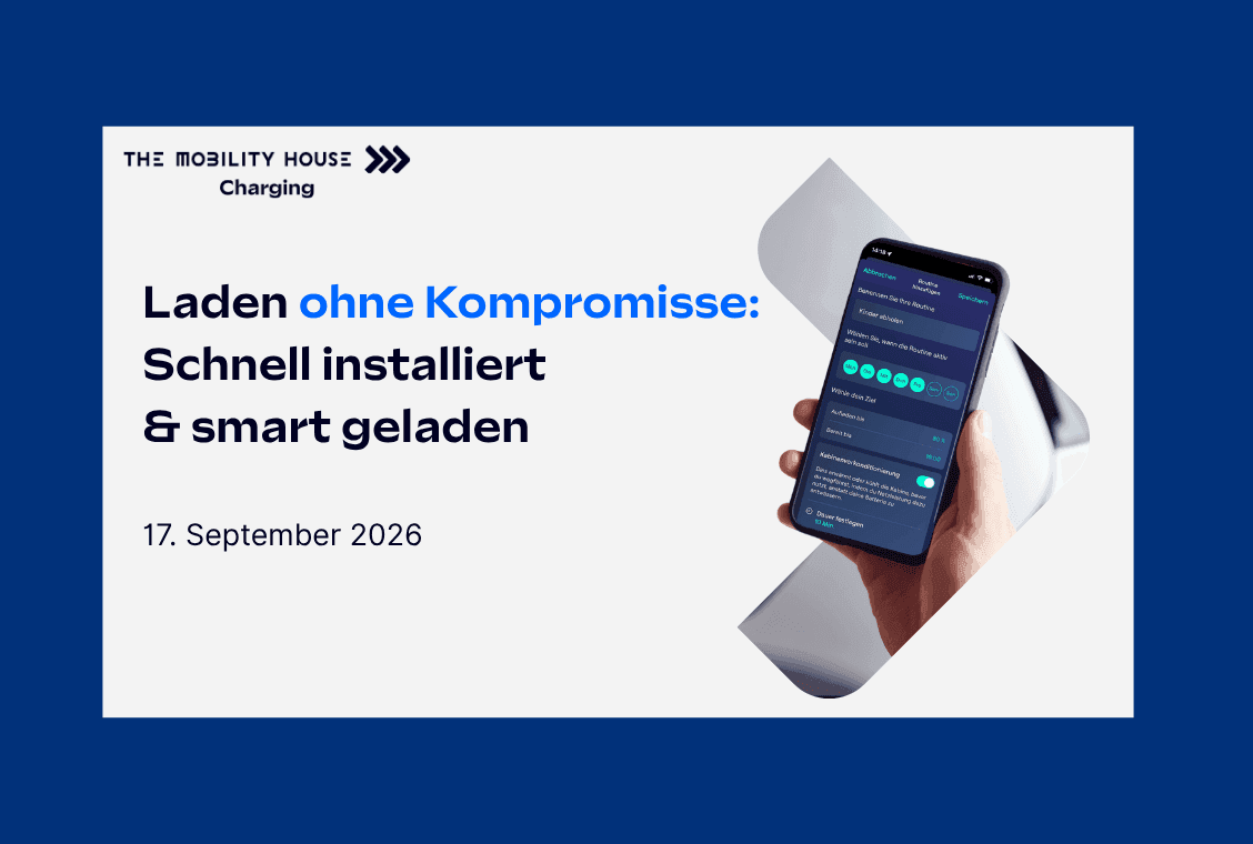 Webinar Header: Laden ohne Kompromisse mit ohme