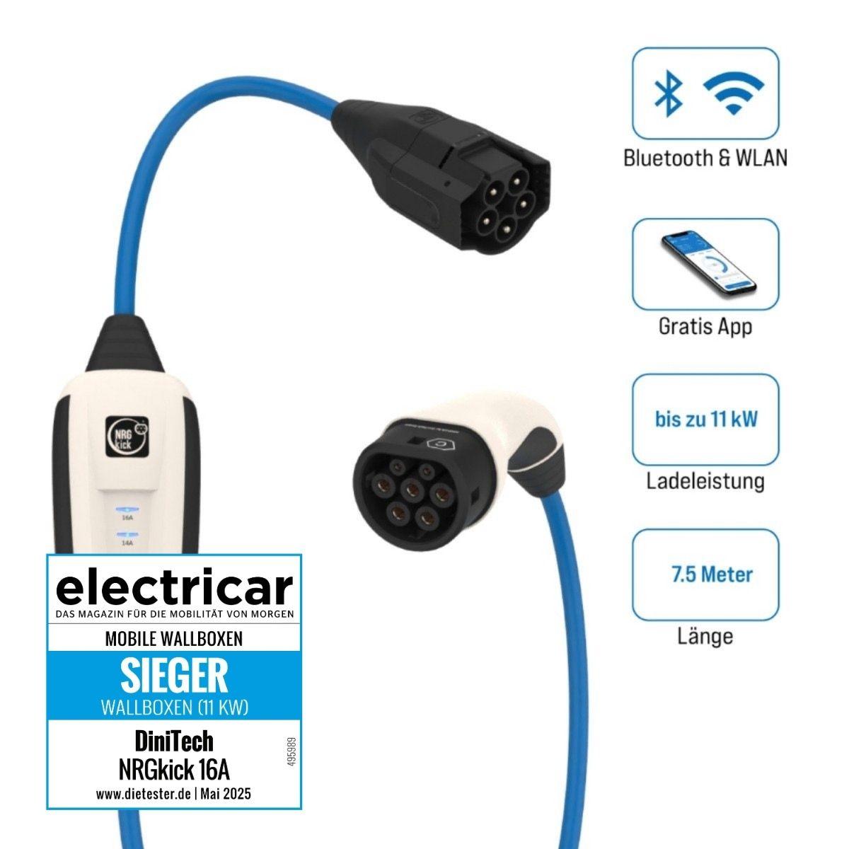 The Mobility House | NRGkick 16A Pure 7,5m 17701000 mobile Ladestation