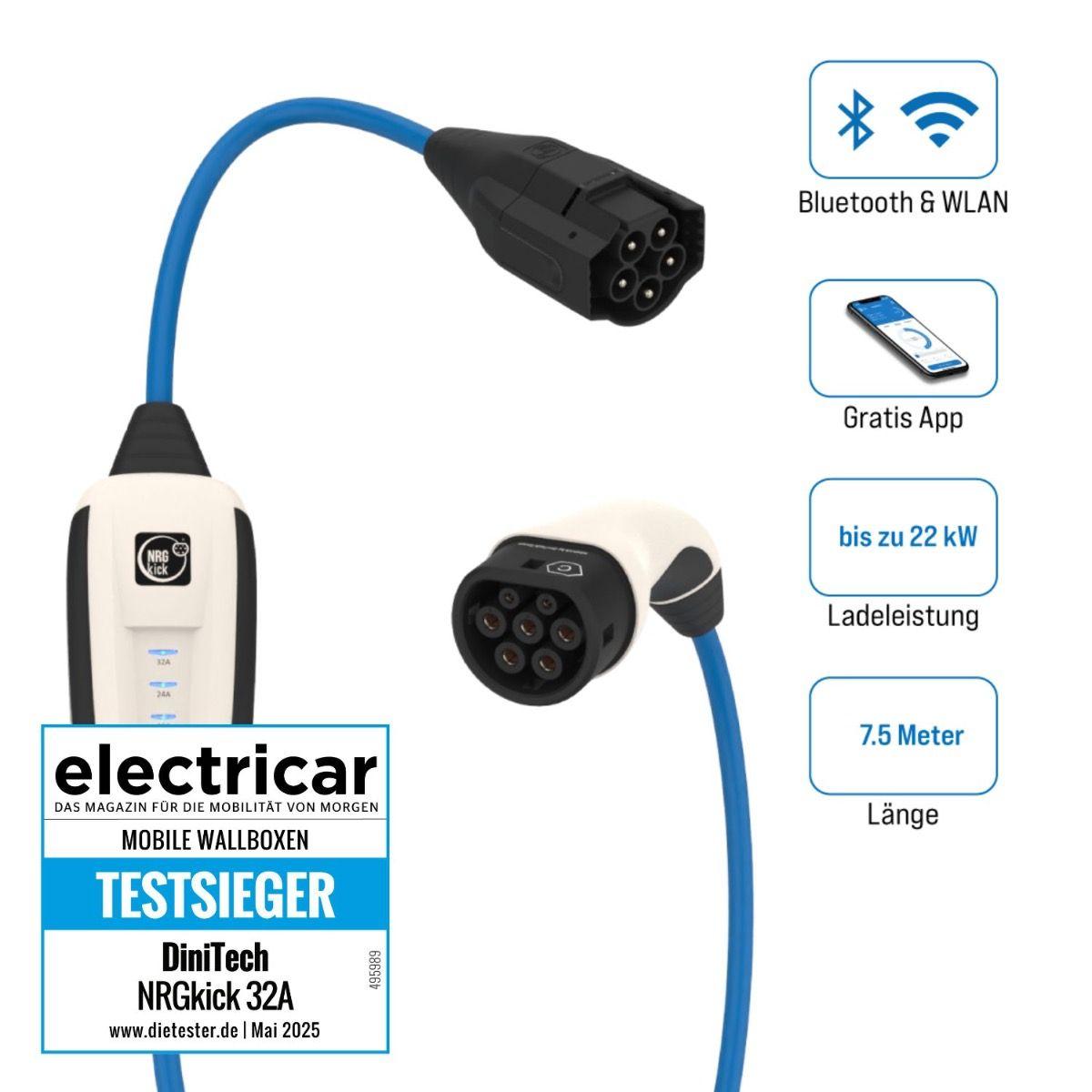 The Mobility House | NRGkick Pure 12701000 mobile Ladestation