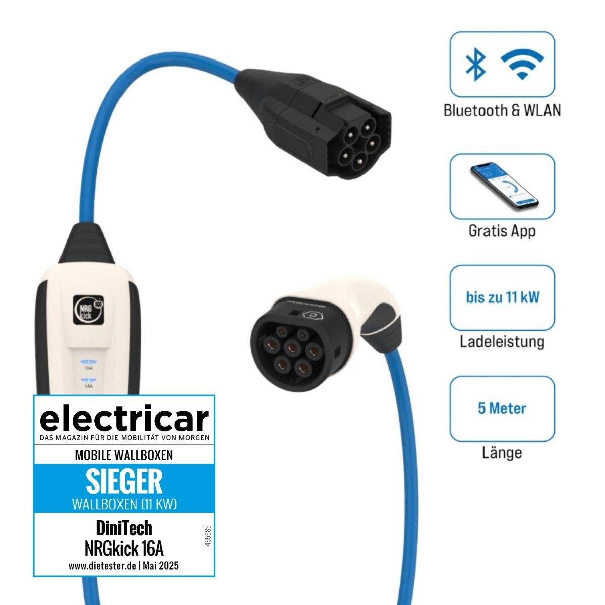 The Mobility House | NRGkick 16A Pure 5m 17501000 mobile Ladestation