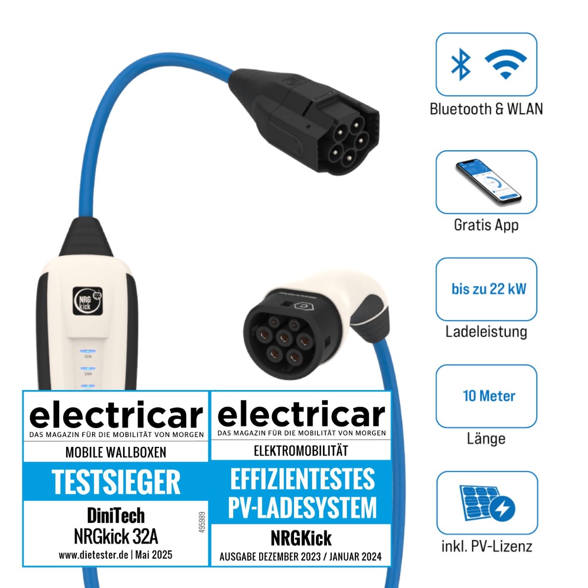 NRGkick Pure + PV 12101000-30001002 mobile Ladestation