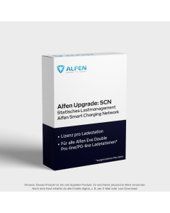 Alfen Upgrade: Statisches Lastmanagement "Smart Charging Network" (SCN) für Elfen Eve Double/PG-line