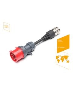 The Mobility House | JUICE CONNECTOR Adapter CEE32, 3-phasig (rot)