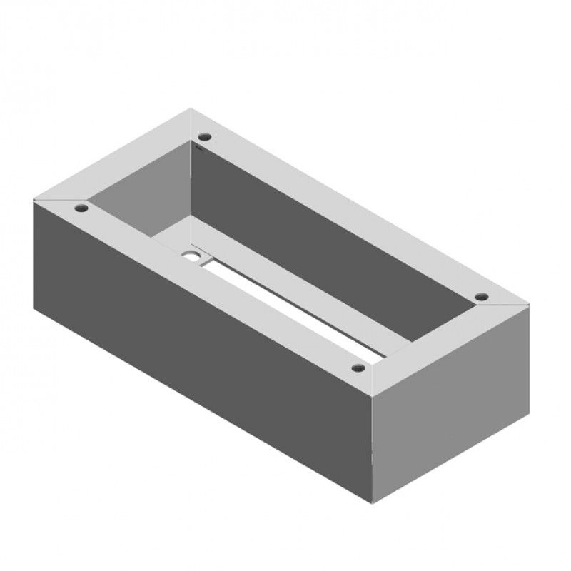 Metallsockel flach für ABL Ladesäule eMC2 (10 cm)