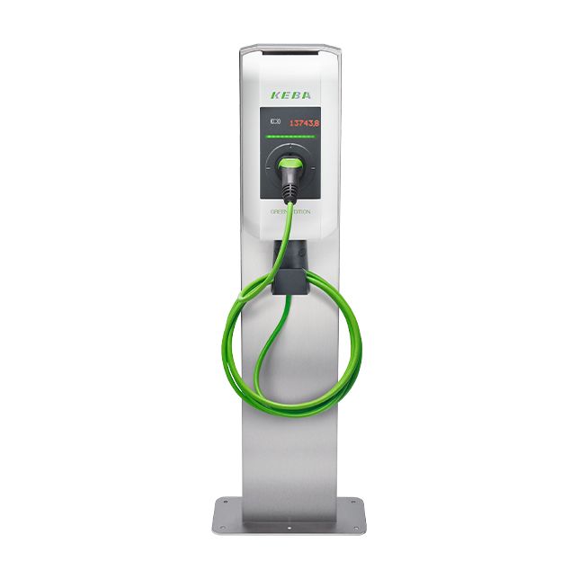 KEBA Pedestal f.one wallbox 89.735 stainless steel