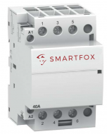 Contacteur-disjoncteur SMARTFOX pour commutation monophasée/triphasée (40 A)