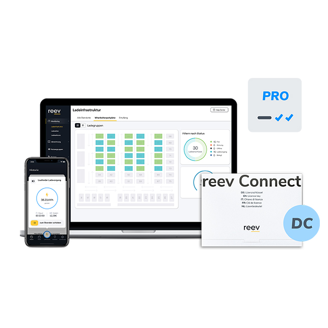 reev Connect Lizenzschlüssel Pro DC - Abrechnungssoftware für Ihre DC-Ladestation