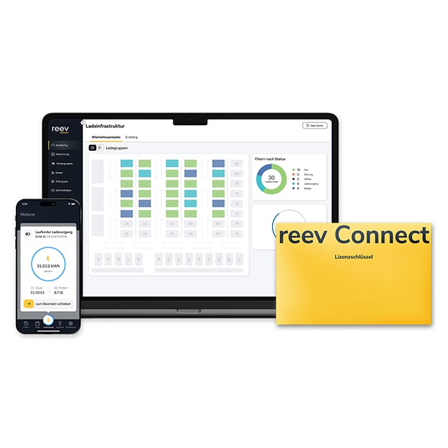 reev Connect Lizenzschlüssel Pro - Abrechnungssoftware für Ihre Ladestation