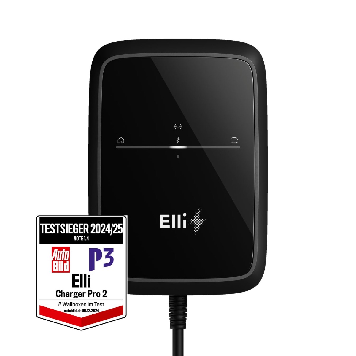 Elli Charger Pro 2 Wallbox mit Kabel 7,5m, App, PV Laden, LTE, MID Stromzähler - Image 3