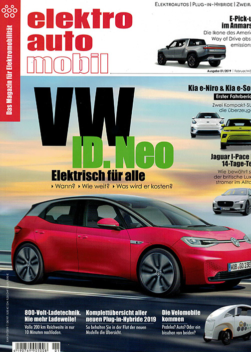 elektroautomobil Cover 01/2019