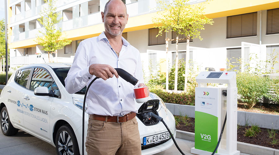 Vehicle-to-Coffee at The Mobility House Vehicle-to-Coffee at The Mobility House
