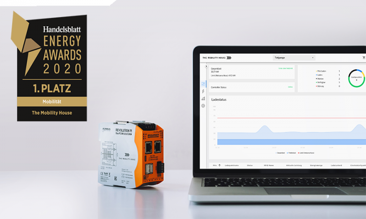 Innovative Technologie von The Mobility House gewinnt Handelsblatt Energy Award