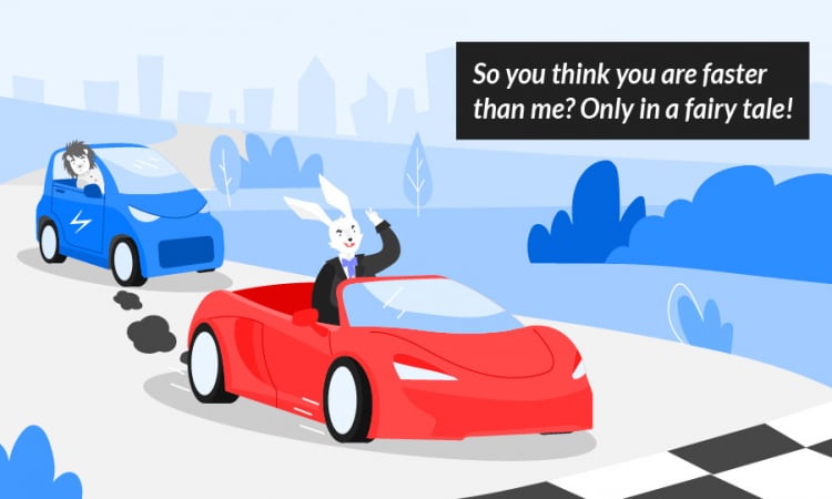 Fairy tales of e-mobility: Once upon a time...there was a fun-free driving experience
