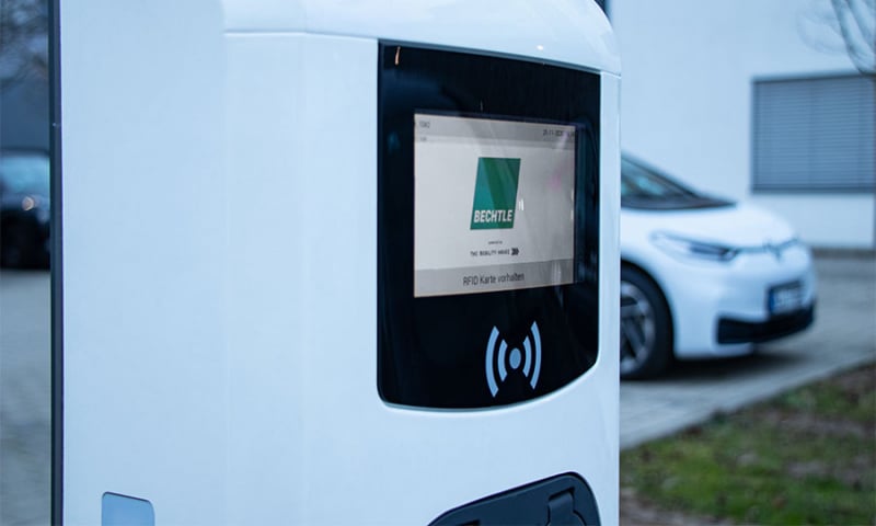 Bechtle, Kreor und The Mobility House bauen einen der größten Ladeparks für Elektro-Dienstwagen in Deutschland