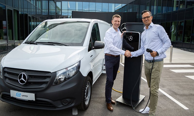 Mercedes-Benz Vans Österreich und The Mobility House zeigen den alltagstauglichen Weg in die Elektromobilität
