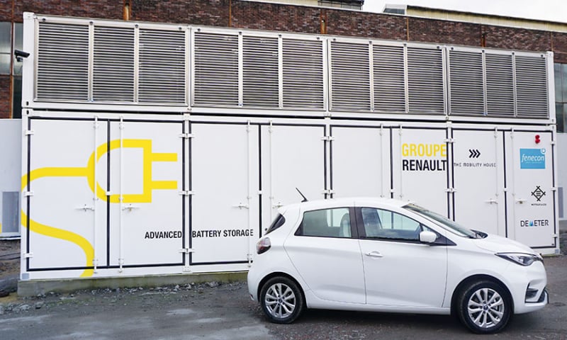 Schlüsselfertige Speichercontainer aus Fahrzeugbatterien ermöglichen Industrie und Netzbetreibern hohe Kosteneinsparungen