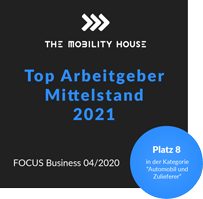 Focus Business zählt The Mobility House zu den Top Ten Arbeitgebern im Mittelstand 2021