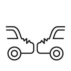 Icon Unfall Elektroauto Icon Unfall Elektroauto