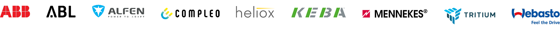 Hersteller von Ladestationen Logos