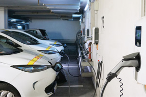 Pflegedienst fährt elektrisch Flotte Pflegedienst elektrisch laden