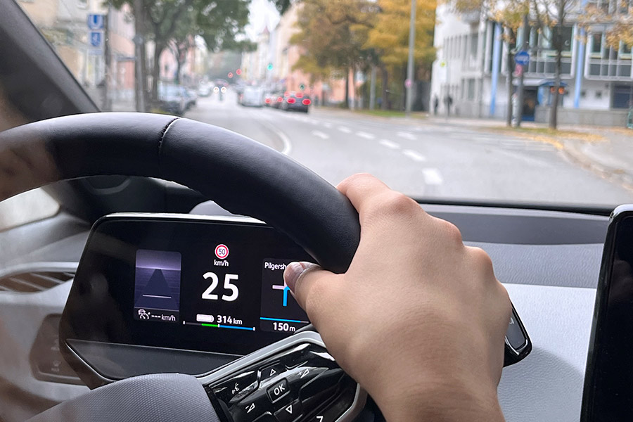 Display steering wheel E-car Display steering wheel E-car