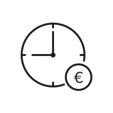 Effizienz von elektrischen Busflotten Icon - Effizienz