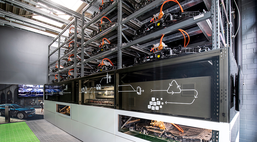 Audi Opens Battery Storage Unit on Berlin EUREF Campus 