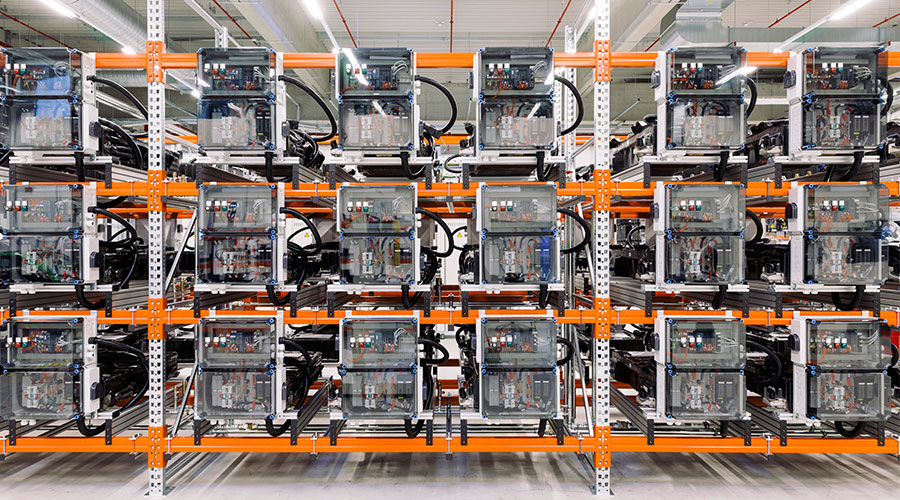 Vehicle batteries in stationary applications