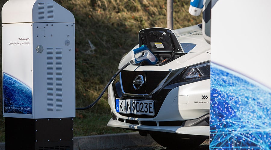 Primary control power supplied by Nissan Leaf in Hagen Primary control power supplied by Nissan Leaf in Hagen