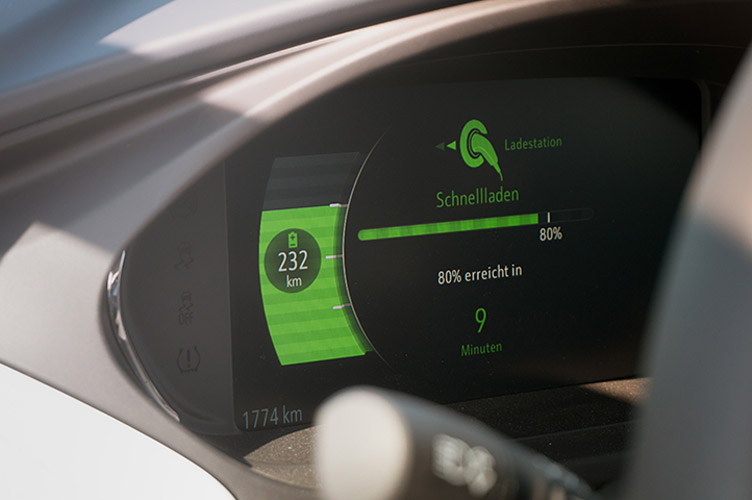 Opel Ampera - Ladezustand im Display