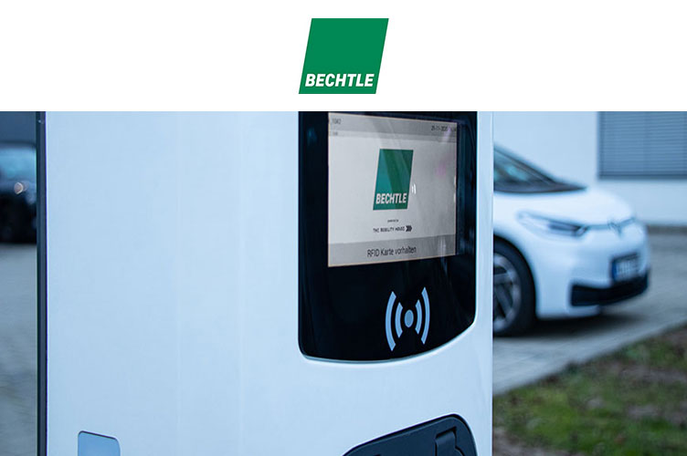 Referenz: Bechtle Ladepark für elektrische Dienstwagen